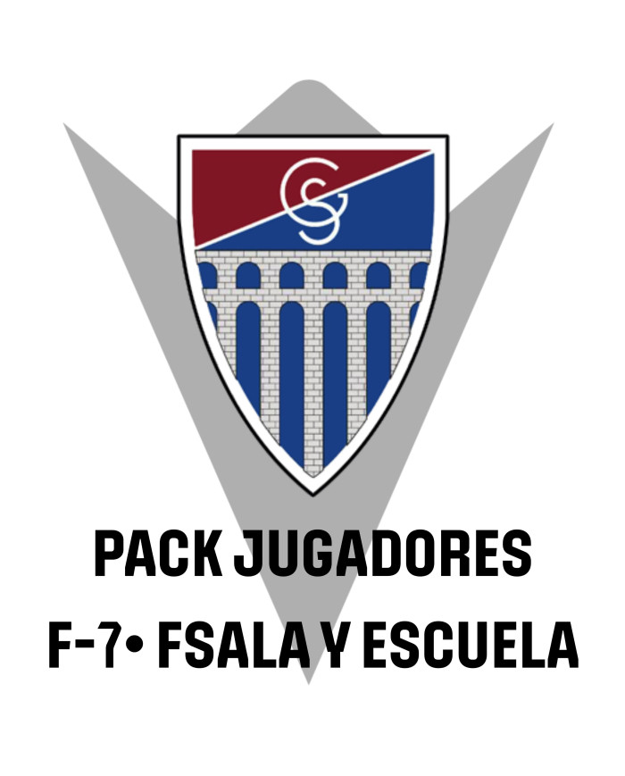 [Segoviana] Pack jugadores fútbol 7, FSala y Escuela